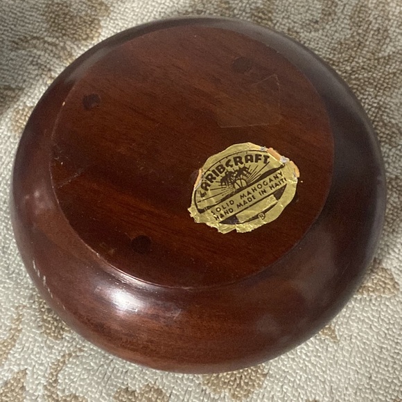 RARE Eddie Bauer photo frame-book ends 9.5x8.5”+Caribcraft Mahogany🥣5x1.75” - Picture 6 of 15